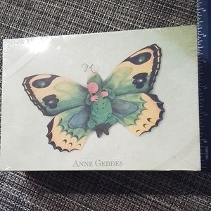 Adorable Anne Geddes Infant Butterfly Blank Card Set, 18 Blank Cards w/envelopes